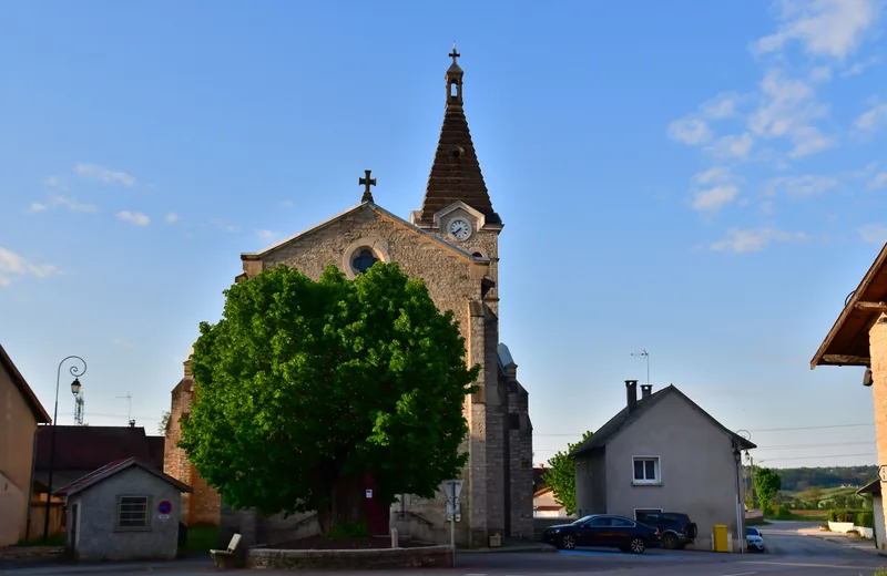 church of Optevoz commune of Balcons du Dauphiné