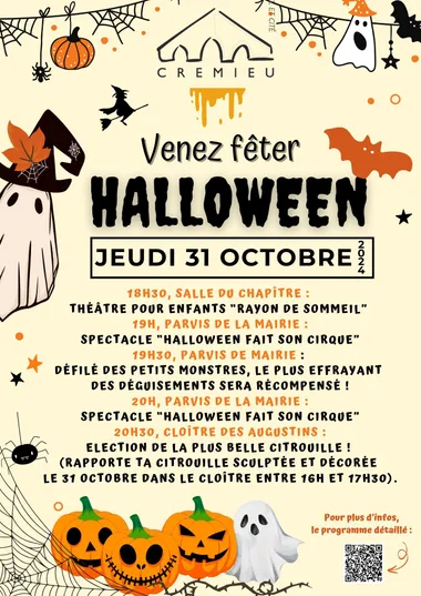 Venez fêter Halloween à Crémieu !