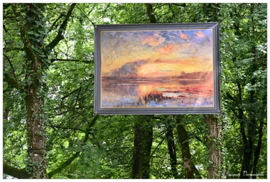 Auguste Ravier s’expose en plein air