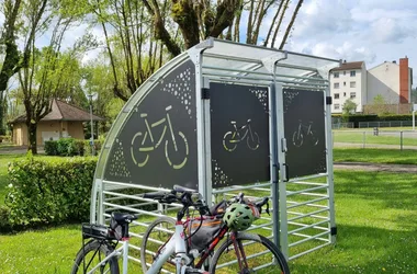 Fahrradgarage auf dem Campingplatz