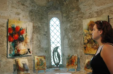 Tentoonstelling in de middeleeuwse toren