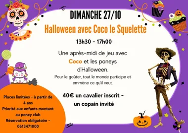 Fête d’Halloween au poney club de Vénérieu