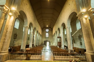Interieur van de abdijkerk