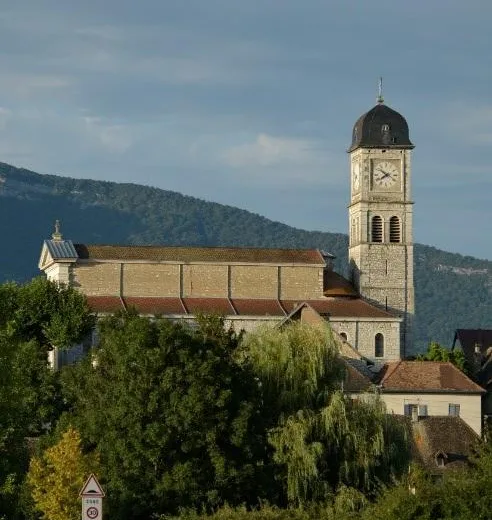 église de Brangues, village des Balcons du Dauphiné
