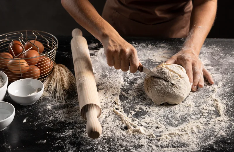 Atelier boulanger à l’Arche de Julie