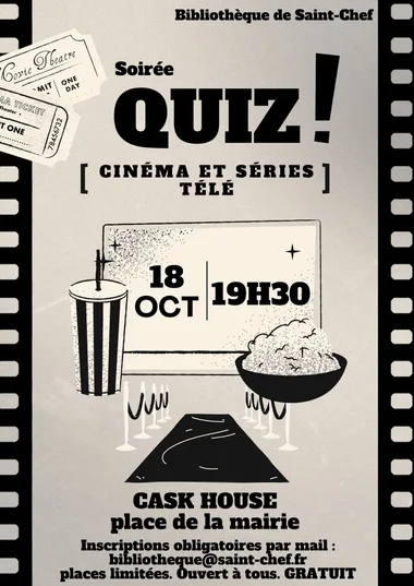 COMPLET – Soirée quiz au Cask House