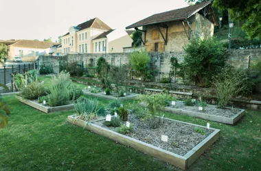 Medieval garden of Saint-Chef