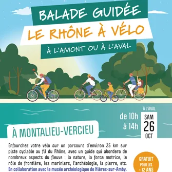 Balade guidée “Le Rhône à vélo, à l’aval”