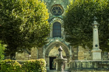 Facade of the abbey church