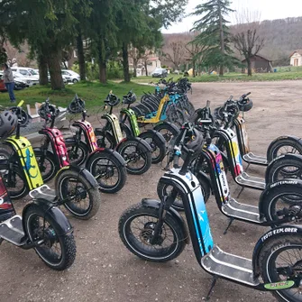 Circuit évasion aux Balcons du Dauphiné en trottinettes électriques