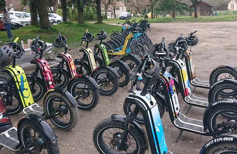 Circuit évasion aux Balcons du Dauphiné en trottinettes électriques