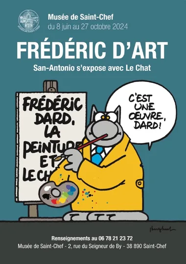 Journées Européennes du Patrimoine : visite commentée de l’exposition temporaire “Frédéric D’Art, San-Antonio s’expose avec le chat”