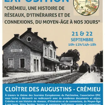 Journées Européennes du Patrimoine : exposition “Crémieu, une histoire de réseaux, d’itinéraires et de connexions, du Moyen-Âge à nos jours”