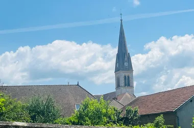 church of Sermérieu, commune of Balcons du Dauphiné
