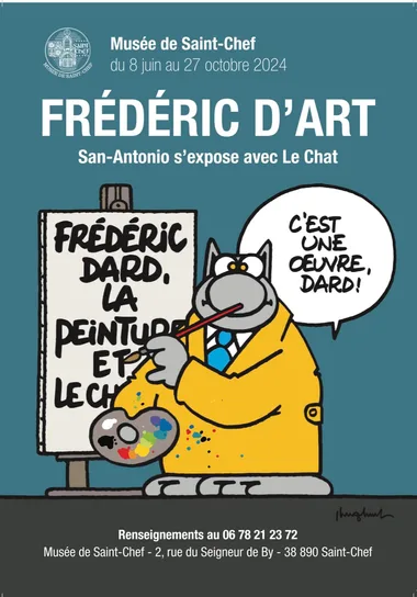 Exposition : Frédéric D’Art, San-Antonio s’expose avec Le Chat