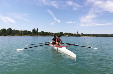 Rowing on the Rhône