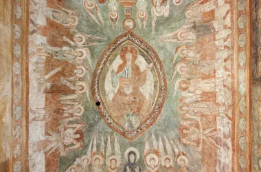 Romanische Fresken in der Oberkapelle
