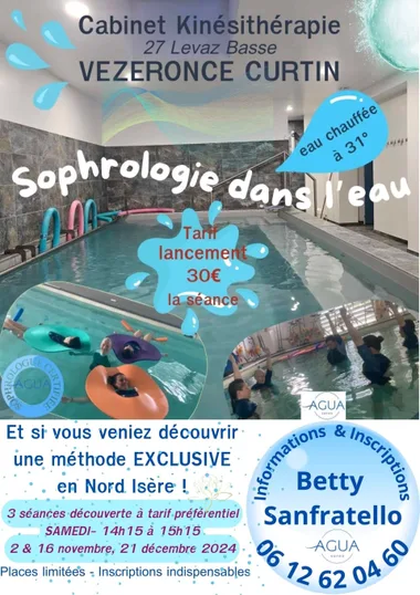 Atelier sophrologie dans l’eau