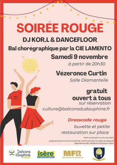 Soirée rouge “DJ & dancefloor”