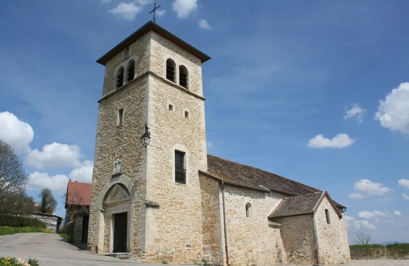 church of Vénérieu, commune of Balcons du Dauphiné