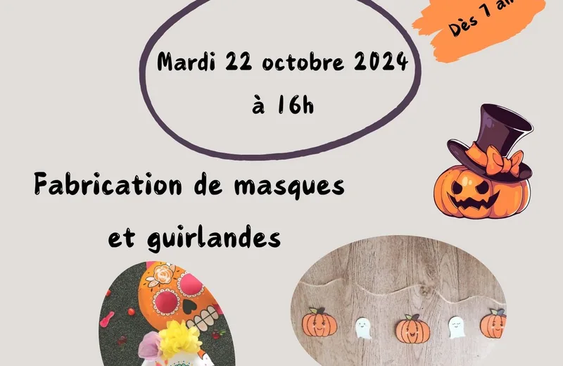 “Instant Créa” à la médiathèque pour Halloween