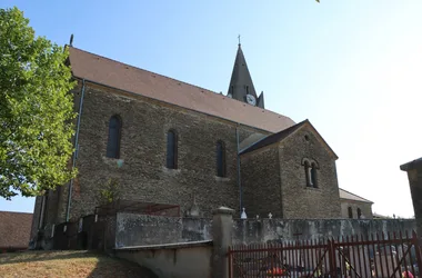 church of Montcarra, commune of Balcons du Dauphiné