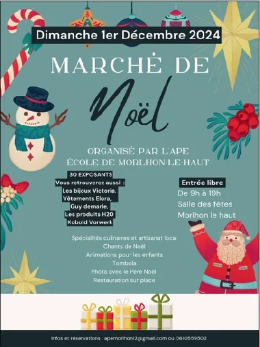 Marché de Noël par l’APE de Morlhon