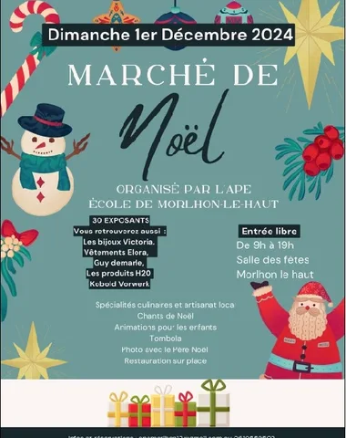 Marché de Noël par l’APE de Morlhon