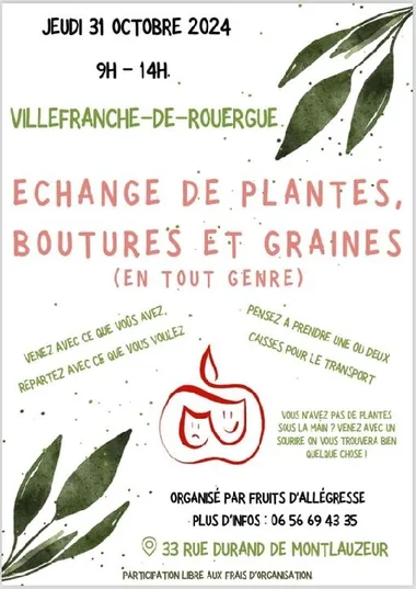 Echange de boutures, plantes et graines (en tout genre)