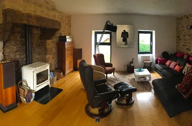 the living room of the house