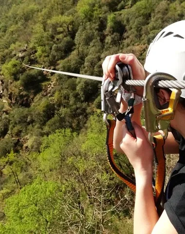 Via ferrata au Roc du Gorb