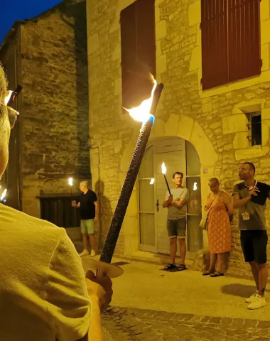 Visite nocturne de Villeneuve-d’Aveyron