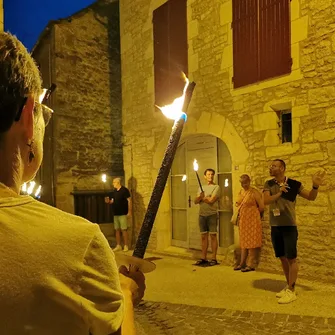 Visite nocturne de Villeneuve-d’Aveyron