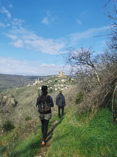 Nature walk on the trails of Najac