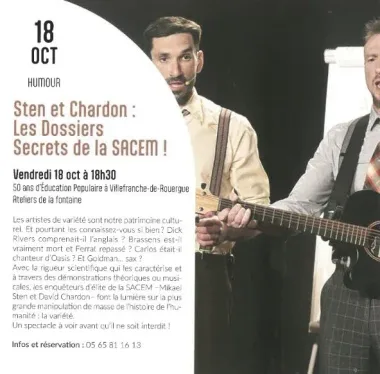 Sten et Chardon : les dossiers secrets de la SACEM !