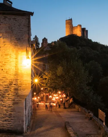 Visite nocturne de Najac