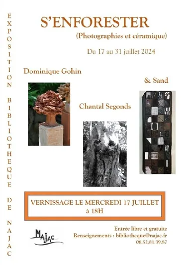 Exposition “S’enforester” à la bibliothèque de Najac