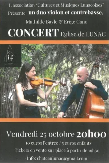 Concert – Eglise de Lunac