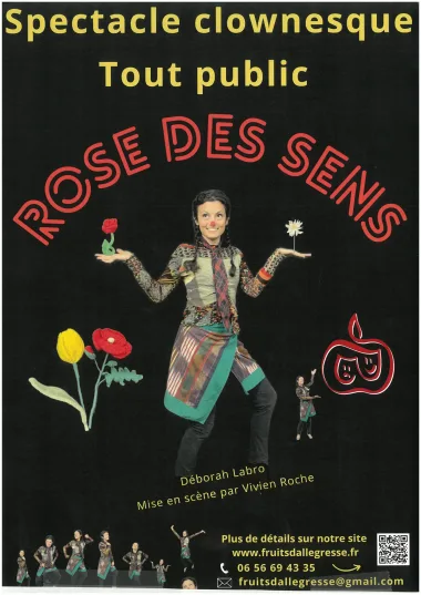 Spectacle clownesque “Rose des sens”