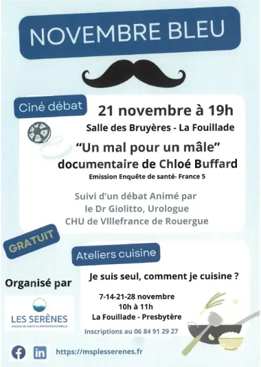 Novembre Bleu : atelier cusine