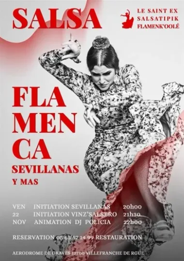 Soirée “Flamenca y Salsa” au St Ex’