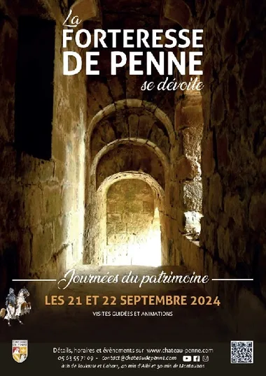 Journées du Patrimoine 2024 au Château de Penne