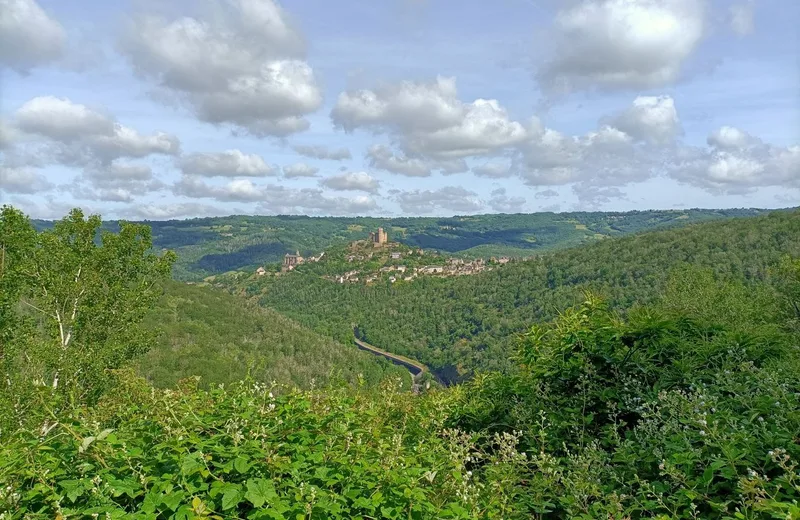 Circuit rouge n°3 – VTT – VTC – Autour du village et retour par les berges – Najac