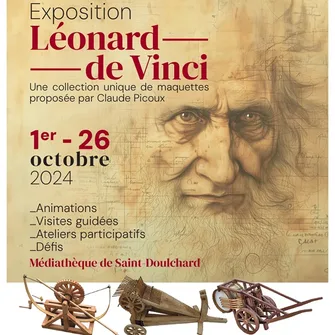 Exposition Léonard Du 1 au 26 oct 2024