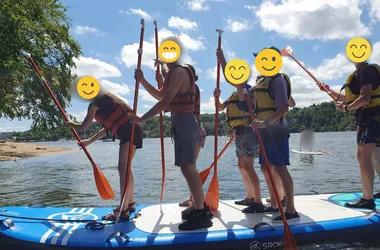 paddle géant à la BPA lac Eguzon