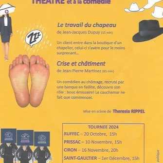 Soirée théâtre et comédie Le 1 déc 2024