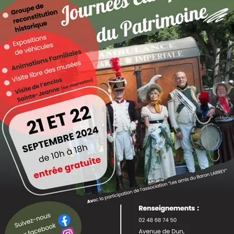 Journée Européenne du Patrimoine aux musées... Du 21 au 22 sept 2024