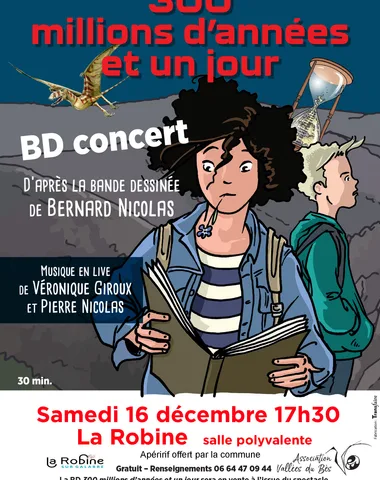 BD Concert : 300 millions d’années d’années et 1 jour