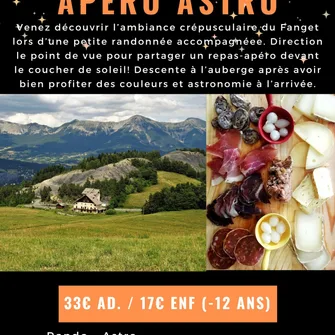 Apéro astro au Fanget