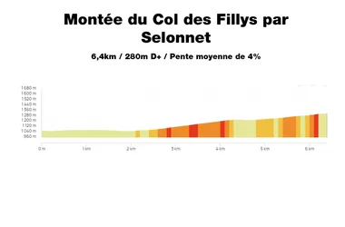 Montée du Col des Fillys par Selonnet